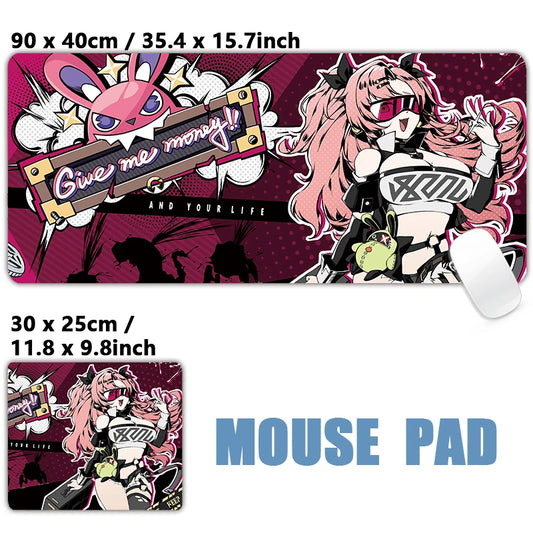 ZZZ Gaming Nicole Zenless Zone Zero Keyboard Desk Mats XXL Anime Girls Mousepad