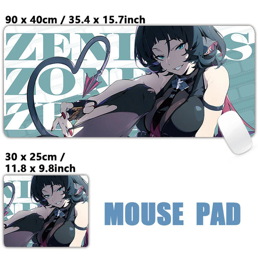 ZZZ Gaming Jane Doe Zenless Zone Zero Keyboard Desk Mats XXL Anime Girls Mousepad