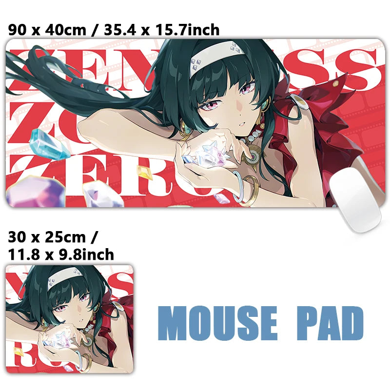 ZZZ Gaming Astra Yao Zenless Zone Zero Keyboard Desk Mats XXL Anime Girls Mousepad