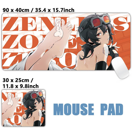 ZZZ Gaming Grace Zenless Zone Zero Keyboard Desk Mats XXL Anime Girls Mousepad
