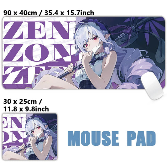 ZZZ Gaming Vivian Zenless Zone Zero Keyboard Desk Mats XXL Anime Girls Mousepad