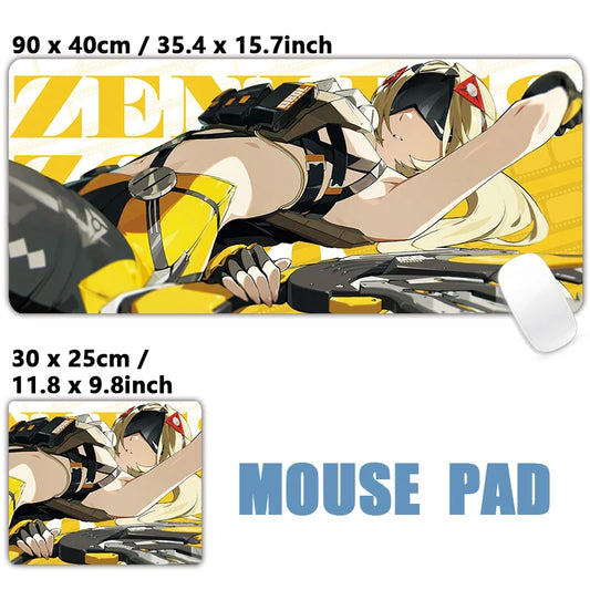 ZZZ Gaming Trigger Zenless Zone Zero Keyboard Desk Mats XXL Anime Girls Mousepad